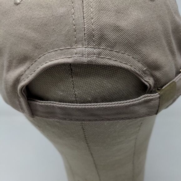 Tractor Supply Co Men's Slideback Hat Tan Adjustable Embroidered Logo - Picture 8 of 11